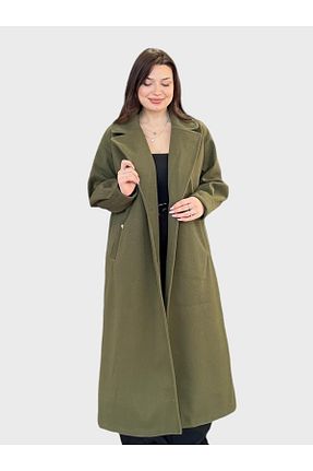 پالتو پشمی خاکی زنانه رگولار LADY RIVSD - کد 879061507