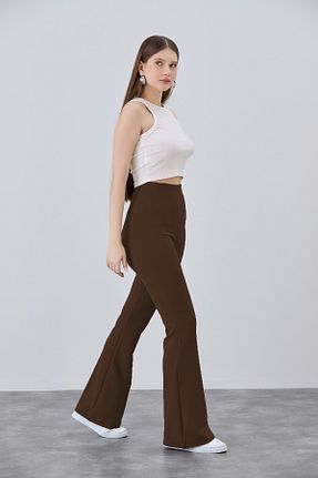 ساق شلواری قهوه ای زنانه بافتنی naymanlife - کد 811013209