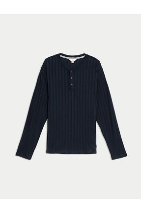 بالاتنه راحتی سرمه ای مردانه پنبه ای Marks & Spencer - کد 879075861