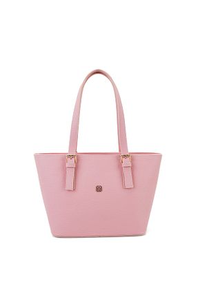 کیف دوشی صورتی زنانه چرم خالص Desa - کد 825494087