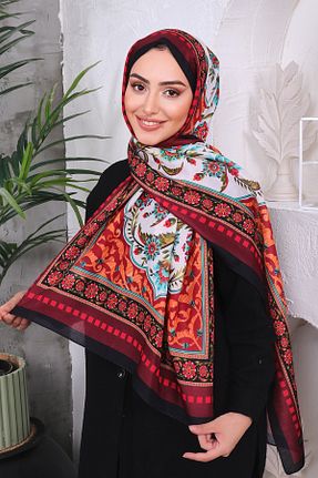 شال زرشکی زنانه BUSLEM - کد 879083113