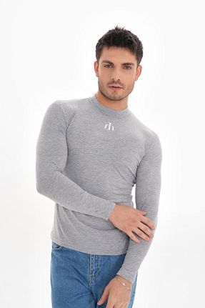 بادی طوسی مردانه یقه چوکر infernum - کد 862047109