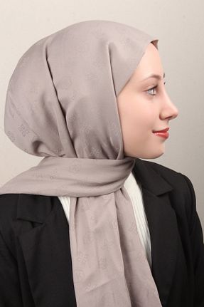 شال قهوه ای زنانه پنبه ای Pierre Cardin - کد 879103998