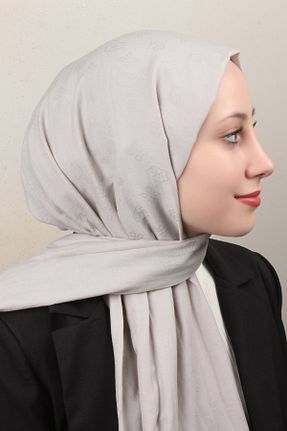 شال قهوه ای زنانه پنبه ای Pierre Cardin - کد 879103879