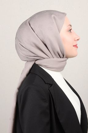 شال قهوه ای زنانه پنبه ای Pierre Cardin - کد 879103998