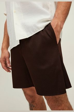 شلوارک و برمودا قهوه ای مردانه پلی استر Jack & Jones - کد 318912533