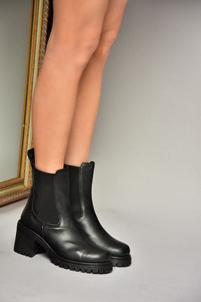 بوت / نیم بوت مشکی زنانه جیر Fox Shoes - کد 863919938
