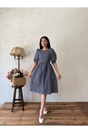 لباس سرمه ای زنانه بافتنی KÜÇÜĞÜM BUTİK - کد 852977681