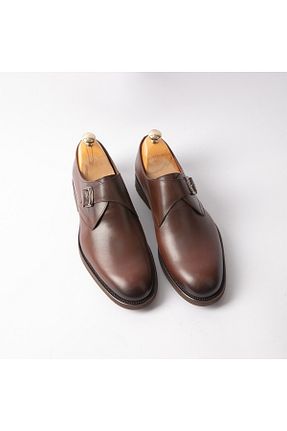 کفش کلاسیک قهوه ای مردانه چرم خالص HC MEN CLASSIC - کد 879199834