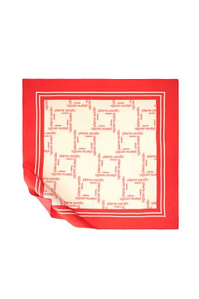 روسری قرمز 90 x 90 Pierre Cardin - کد 879202093