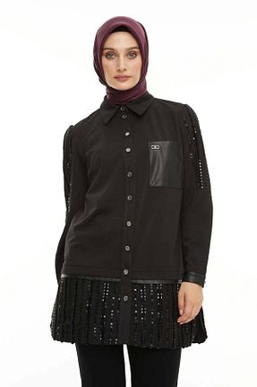 تونیک مشکی زنانه بافتنی Setrms - کد 879199732