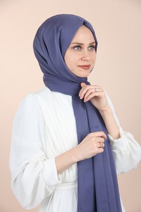 شال سرمه ای زنانه پلی استر Sima - کد 735204126