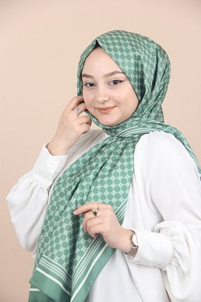 شال سبز زنانه ویسکون Emproyal - کد 825216255