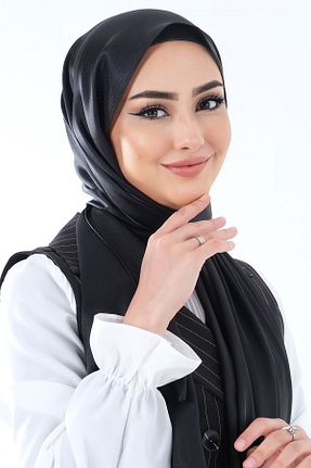 شال مشکی زنانه پلی استر HAREM SCARF - کد 854396796