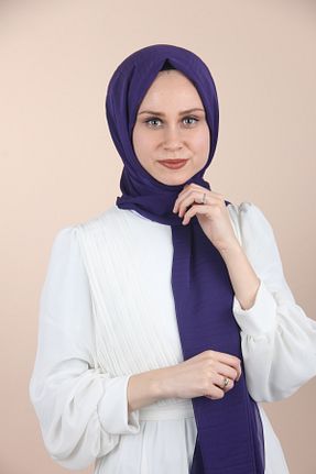 شال بنفش زنانه پلی استر Sima - کد 745180061