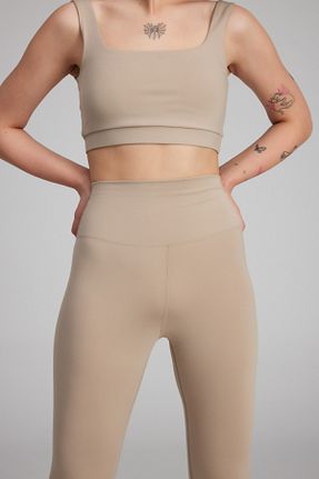 ساق شلواری بژ زنانه بافت THE SHE BOHEM - کد 879217469