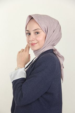 روسری صورتی پنبه ای Emproyal - کد 854414452