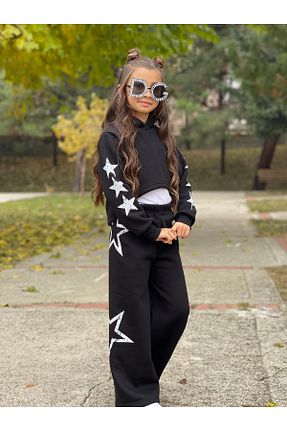 ست بالاتنه و پائین تنه مشکی زنانه بافتنی zeynoshkids - کد 879224415