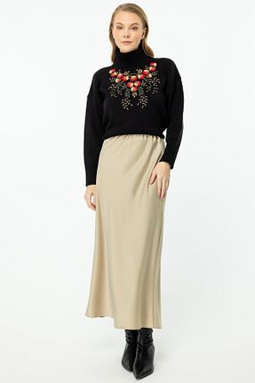 دامن طوسی زنانه پلی استر ON - کد 879219878
