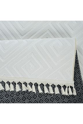 گلیم بژ پلی استر LİNOS HOME - کد 832116874