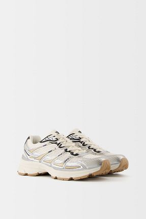 کفش اسنیکر رنگی زنانه بند دار Bershka - کد 883461785