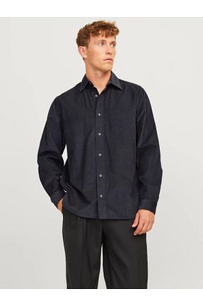 پیراهن مشکی مردانه رگولار Jack & Jones - کد 868938080