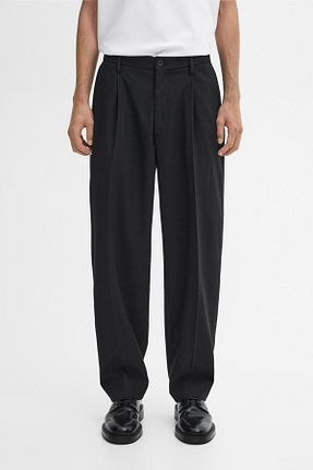 شلوار مشکی مردانه پنبه ای Massimo Dutti - کد 879235219