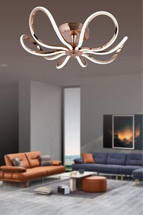 لوستر زرد آلومینیوم HİRALUCE - کد 879240474