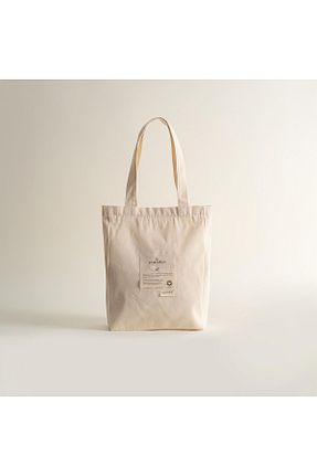 کیف دوشی بژ زنانه پارچه ای Ecocotton - کد 879238438