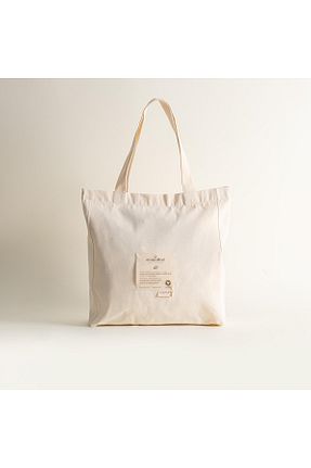 کیف دوشی بژ زنانه پارچه ای Ecocotton - کد 879238814