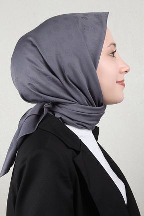 دستمال گردن قهوه ای زنانه پنبه ای Pierre Cardin - کد 879242606