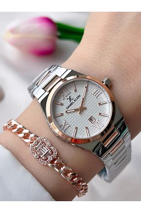 ساعت مچی صورتی زنانه 36 میلی متر Daniel Klein - کد 879281225