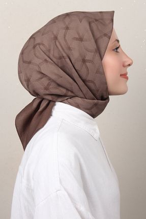 دستمال گردن قهوه ای زنانه Aker - کد 879248916