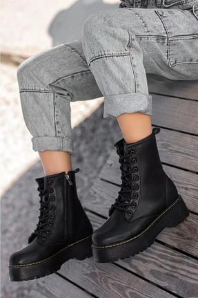 بوت / نیم بوت صورتی زنانه چرم مصنوعی Aleza Shoes - کد 869840580