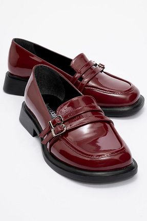 بابت زرشکی زنانه چرم لاکی Ccway - کد 879250588
