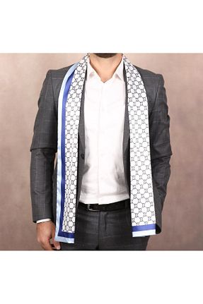 شال گردن آبی مردانه ساتن ElevaGlam - کد 879277972