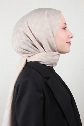 شال قهوه ای زنانه Aker - کد 879281848