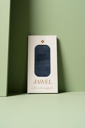 روسری سرمه ای پنبه پلی استر JAWEL - کد 879297402