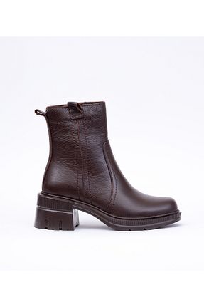 بوت / نیم بوت قهوه ای زنانه چرم خالص Bulls & Gulls - کد 839285362