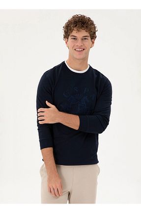 سوئیشرت سرمه ای مردانه چاپی U.S. Polo Assn. - کد 879313572