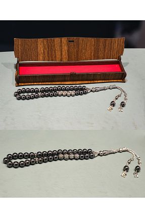 تسبیح طوسی سنگ طبیعی ztt - کد 859395257