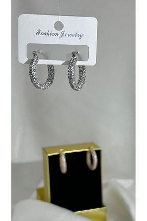 گوشواره استیل (فولاد) طوسی زنانه استیل (فولاد) stainless steell - کد 879322651