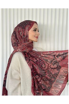 شال قرمز زنانه پنبه ای Misa - کد 879328494