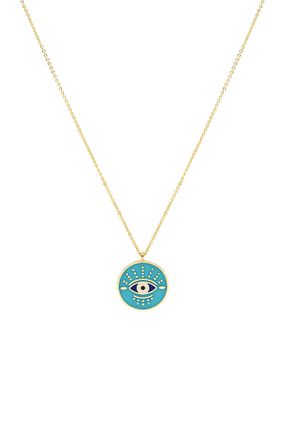 گردنبند جواهر رنگی زنانه روکش طلا Atelier Petites Pierres - کد 879328017