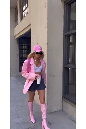 کلاه صورتی زنانه MSASTYLE - کد 879341164