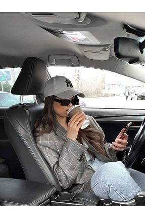 کلاه طوسی زنانه MSASTYLE - کد 879341163