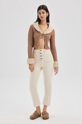 رویه قهوه ای زنانه پلی استر Forever 21 - کد 870650979