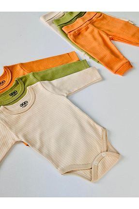 ست نوزادی رنگی بچه گانه پنبه ای EFU BABY - کد 879386676