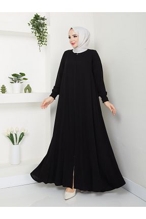 کلاه و ابایا مشکی زنانه پنبه ای MODA - کد 879389258