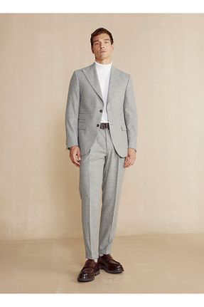 کت طوسی مردانه اسلیم فیت BROOKS BROTHERS - کد 879403163